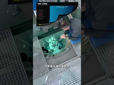 Why are workers completely unaffected by radiation when handling nuclear fuel with their bare han...