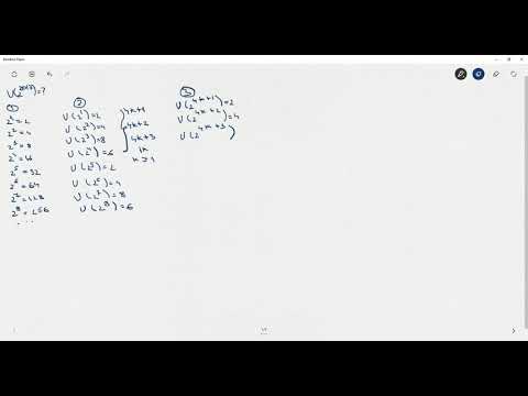 Clasa a-V-a: Ultima cifră a unei puteri