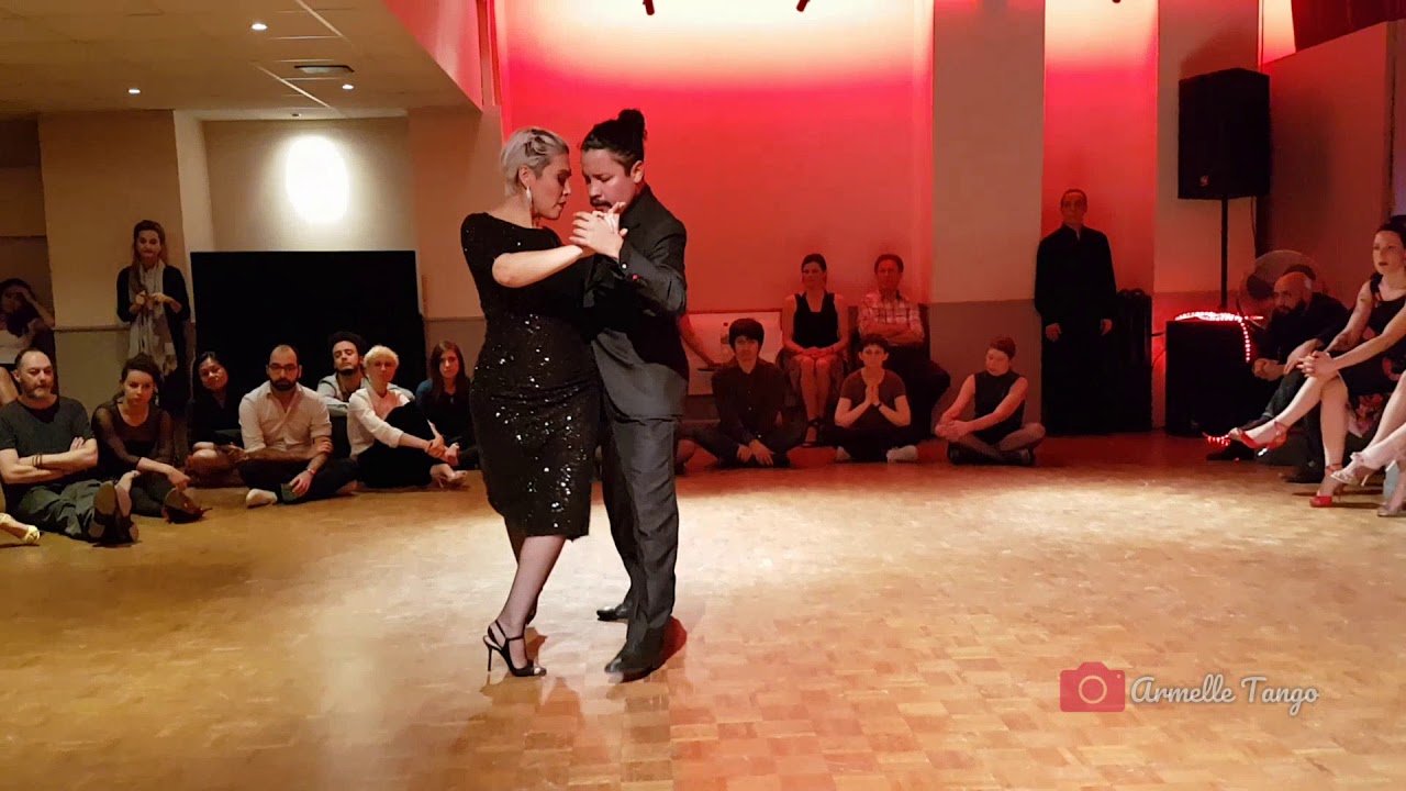 Oscar Beltran & Victoria Laverde ❤  Chiqué  (Osvaldo Pugliese) @ Paris - Milonga El Garrón