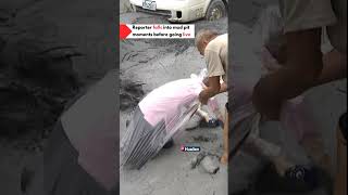 Download lagu FTV reporter sinks into mud right before interview mp3 Download lagu FTV reporter sinks into mud right before interview mp3