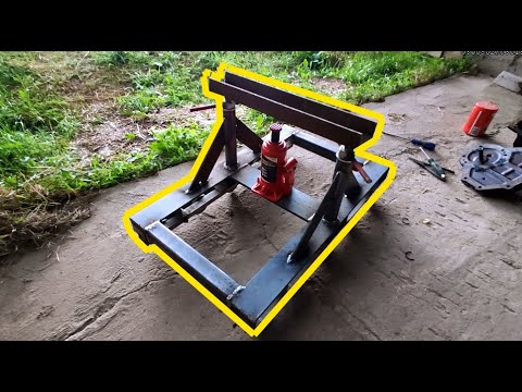 Wózek do rozpoławiania ciągnika