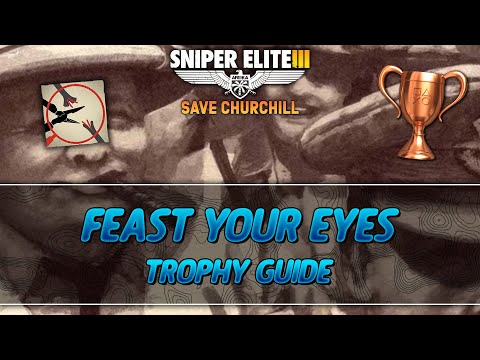 Sniper Elite 3 Save Churchill | Feast your eyes Trophy Guide