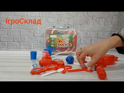 Детский игровой набор доктора 56559 в чемоданчике - фото 1 - id-p2575251005