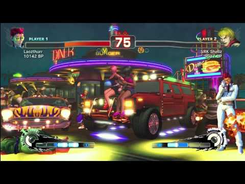 SSF4 - Laozthurr (C.Viper) vs SRK Shellz (Ken) - Ranked match