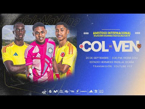 🔴 Colombia VS Venezuela | Partido amistoso Sub 17 desde Ocaña, Norte de Santander | En vivo.