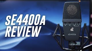 Video thumbnail for sE Electronics sE4400a Condenser Mic Review / Test by Podcastage