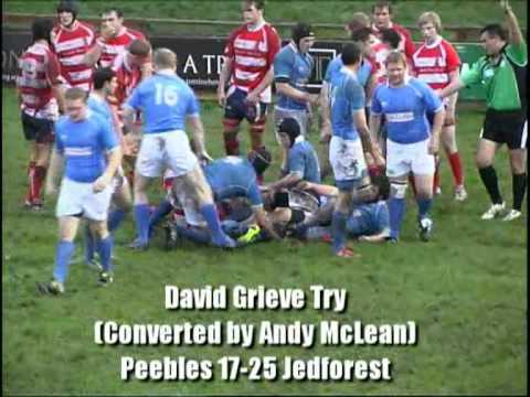 PEEBLES v JEDFOREST / HAWICK v SELKIRK - RUGBY HIGHLIGHTS - 12.11.11