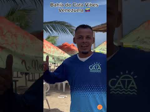 🇻🇪 Normal day in BAHIA DE CATA #virtualtour #venezuela #aragua #cata #costadeoro