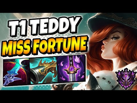 T1 Teddy Miss Fortune ADC vs Lucian - Lol Master EUW Patch 11.20 ✅