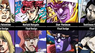 Early Character Designs in JoJo's Bizarre Adventure
