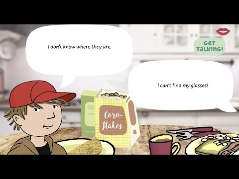 I can't find my glasses – Digilär Engelska för åk 4