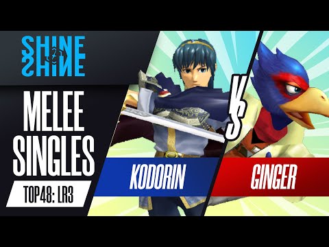 KoDoRiN vs Ginger - Melee Singles Top 48: LR3 - Shine 2022 | Marth vs Falco