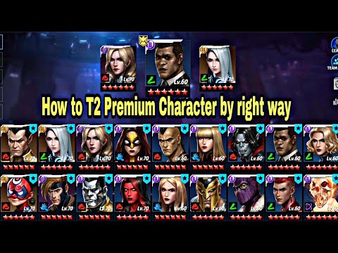 How To T2 Premium Characters By Right Way - Marvel Future Fight