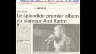 Ami Karim - écrire ça suffit pas