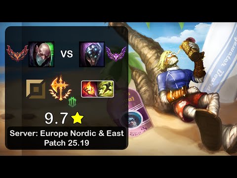 Singed Top vs Jax - EUNE Challenger - Patch 25.19
