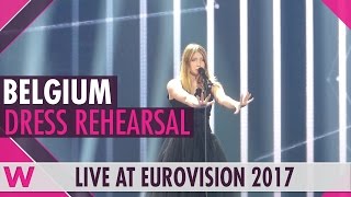 Belgium: Blanche &quot;City Lights&quot; grand final dress rehearsal @ Eurovision 2017