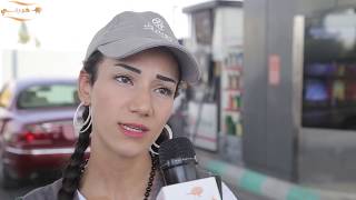 فتيات يعملن بمحطة وقود بالأردن