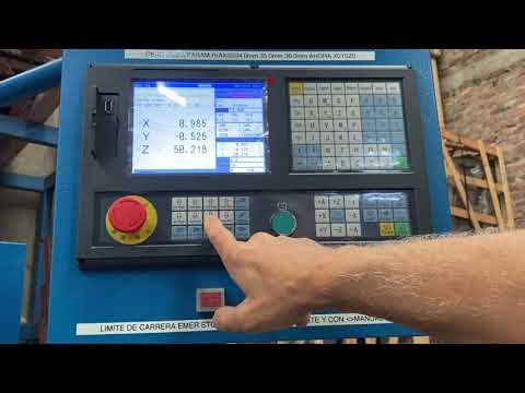 Primeros pasos fresa cnc Control 990