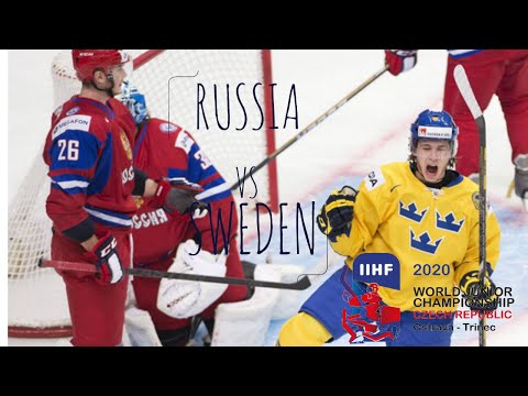 WJC 2020: Semifinals Russia vs Sweden HIGHLIGHTS