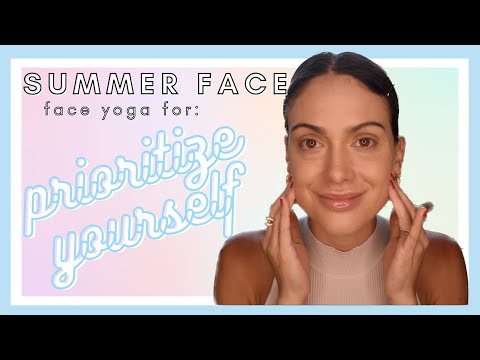 Face Yoga for PRIORITIZING YOURSELF | (Jawline & Chin)
