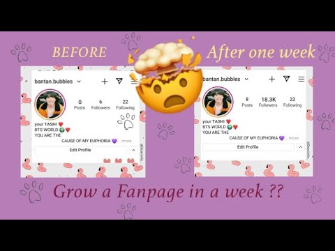 How to grow Fanpage on Instagram || how to viral post || How to grow BTS Fanpage on Instagram 🦋