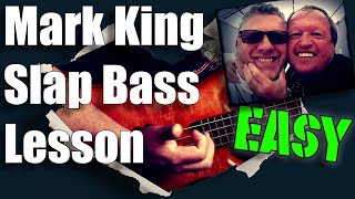 Slap Bassics by Scott Whitley  Lesson 2 - Mark King Slap Pattern 1