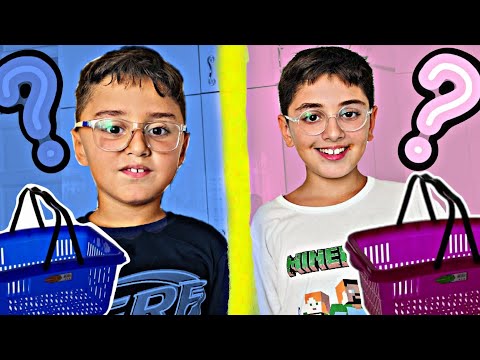 SINGLE COLOR BLUE VS PINK SHOPPING CHALLENGE!!