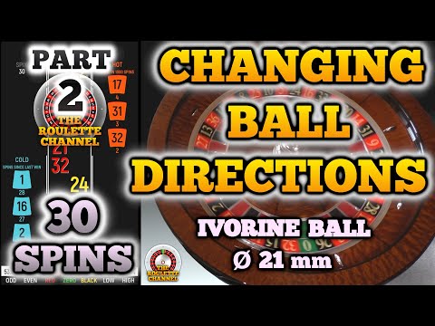 30 Roulette Wheel Spins - Both Directions - Black Scoreboard - Part 2 of 5
