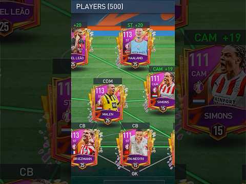 Best Special POTM Squad! Haaland 😆 #fifamobile