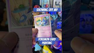 Showing off my Latios Pokemon Card Painting 🖼️