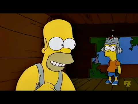 Puedes volverte afeminado - Los Simpsons