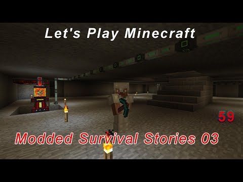 Let's Play Minecraft Modded Survival Stories 3 Ep. 59 (Upgrading The Power)