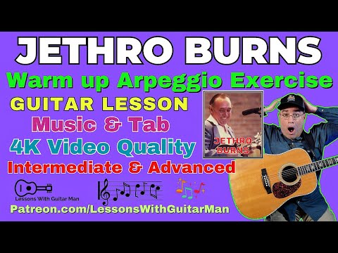 Jethero Burns Arpeggio Exercise - Flatpicking Guitar Lesson