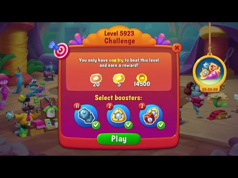 @Fishdom Special Level 5923 Challenge Completed.