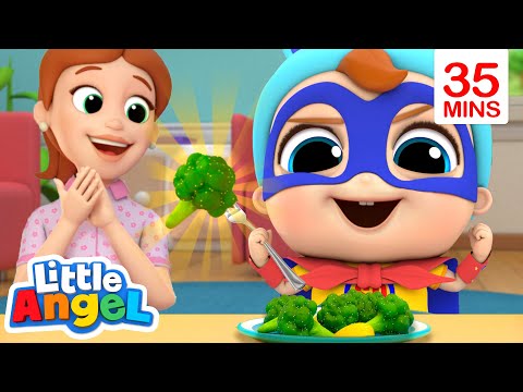 Yes Yes I Love Vegetables! | Little Angel Kids Songs & Nursery Rhymes