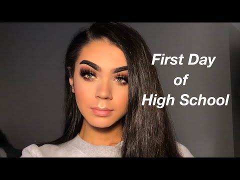 FIRST DAY OF HIGH SCHOOL GRWM/VLOG Video