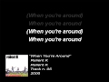 Relient K - When You're Around (Lyrics)