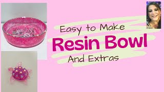 WOW! Gorgeous Pink Resin Bowl: Tutorial