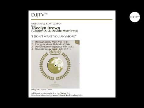 Noferini & Kortezman feat. Jocelyn Brown "I don't want you anymore" (Ciappy DJ & Davide Murri remix)
