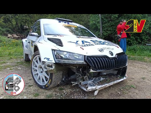 Rally 2 valli 2023 crashes, show & risk in day 2