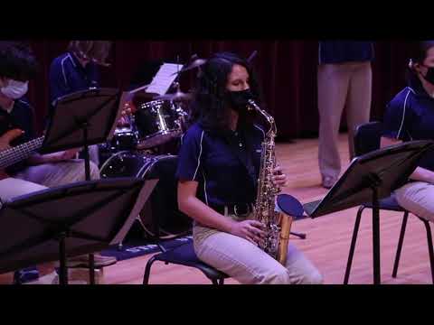 STA Jazz band Raider Blues performs Mercy, Mercy, Mercy arr Mike Story