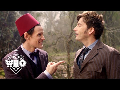 Eleventh and Tenth Doctors Meet! | @DoctorWho: The Day of the Doctor | BBC Studios