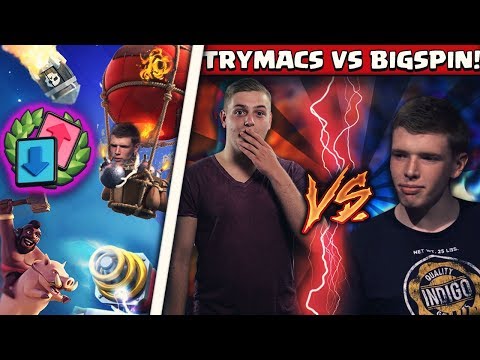 TRYMACS vs BIGSPIN! | DIESES DUELL GEHT IN DIE GESCHICHTE EIN!  | Clash Royale Deutsch