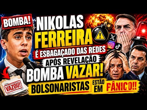💣EXPLODIU! VAZAMENTO POLÊMICO ENVOLVENDO NIKOLAS  DOMINA AS REDES E GERA CAOS ENTRE APOIADORES!😱