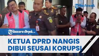 Ketua DPRD Magetan Suratno Menangis saat Ditahan Kejaksaan soal Korupsi Dana Pokir Rp242 Miliar