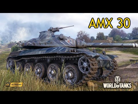 AMX 30 1er prototype 10k damage and 8 kills - World of Tanks