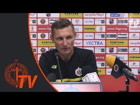 Trenerzy po meczu Chrobry Głogów - Chojniczanka Chojnice