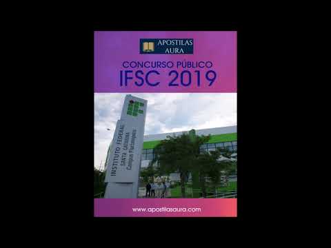 Apostila IFSC 2019 Técnico em Tecnologia da Informação - EDITAL PUBLICADO