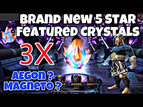 3x 5 Star Featured Crystals Opening | Mcoc