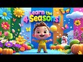 Seasons Song For Kids Learn All 4 Seasons With Fun Nursery Rhyme Spring Summer Fall Winter